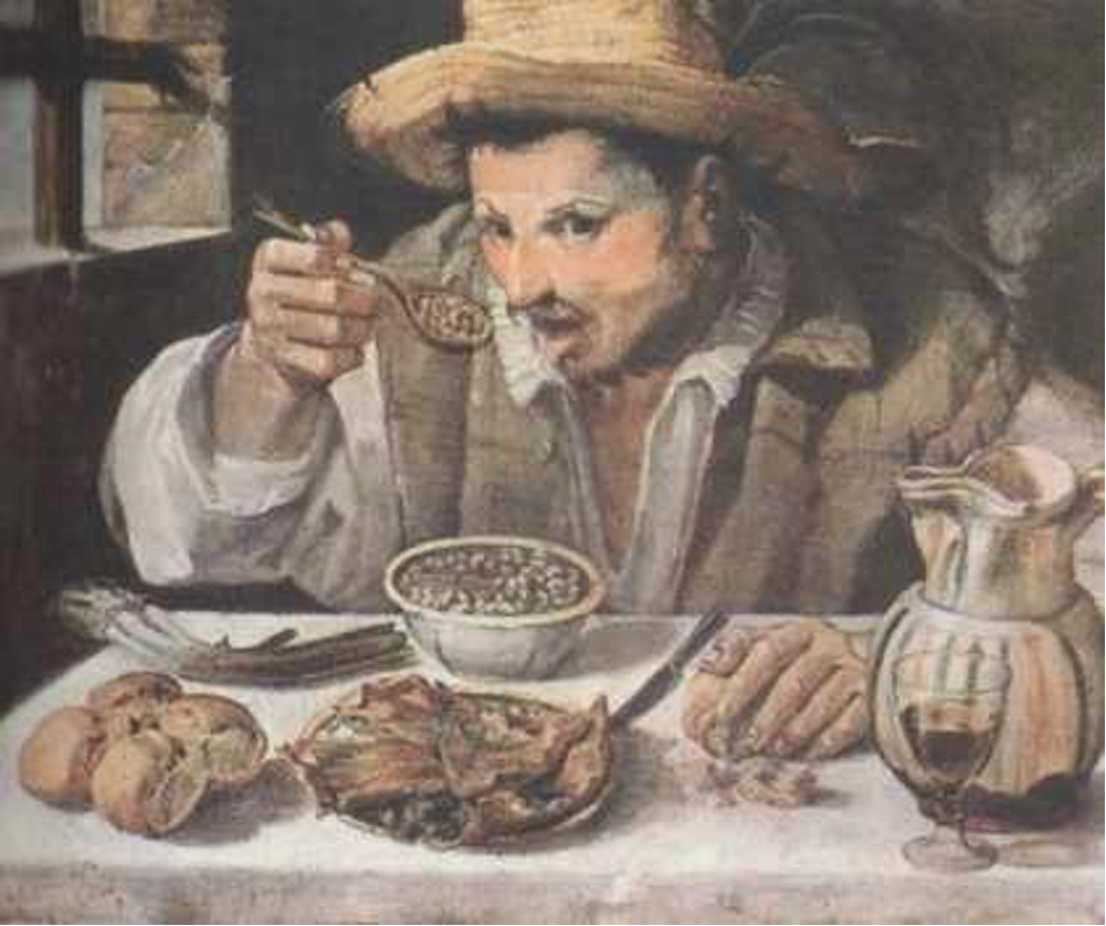 Annibale Carracci, Il mangiafagioli (1583 - 1584 circa), Roma, Galleria Colonna